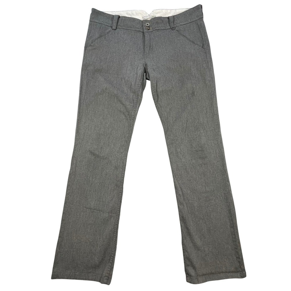 Horny Toad Grey Straight Leg Stretch Trousers Women 14